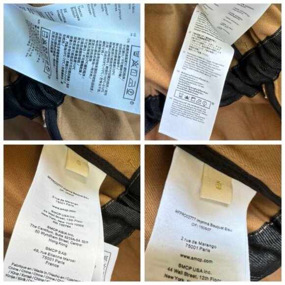 Maje Gangzyum Hood Oversized Elastic Drawstring Stretch Hooded Jacket Preppy Tan - Picture 14 of 16